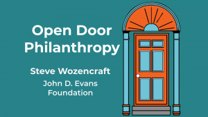 Steve Wozencraft appears on the Open Door Philanthropy Podcast
